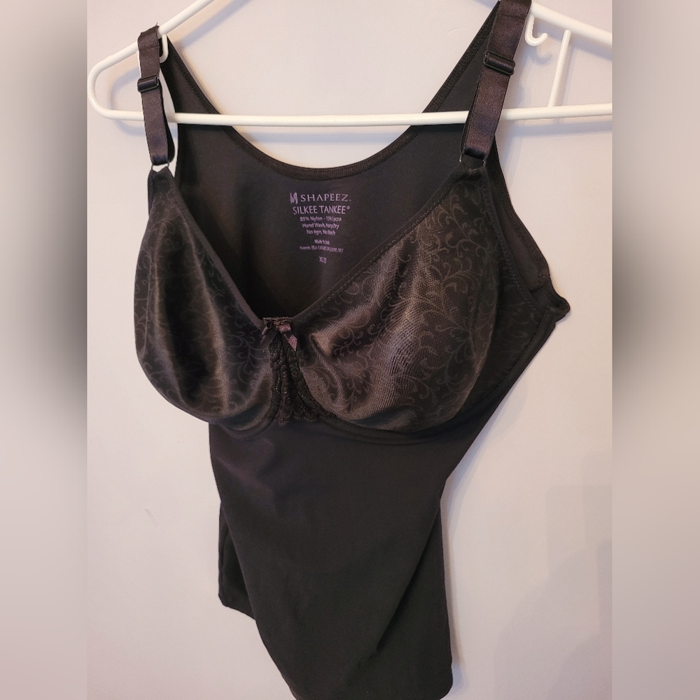 💜 Price REDUCED 50% OFF 💜 Shapeez XL-DD Black Shapewear Bra Top